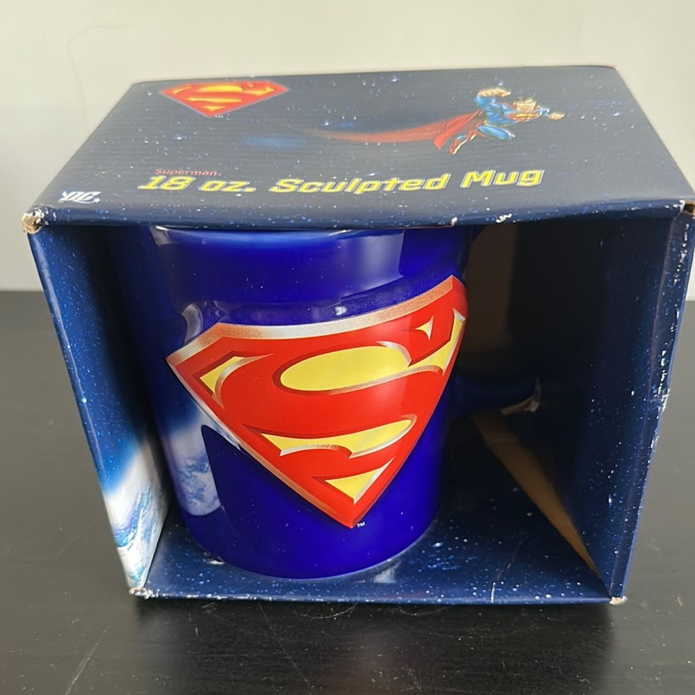 Superman Blue Sculpted Mug